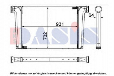 AKS DASIS 267025n -  Интеркулер